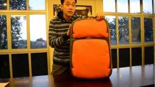 Conwood Orange Soft Trolley Case Luggage Product Review [upl. by Uchida]