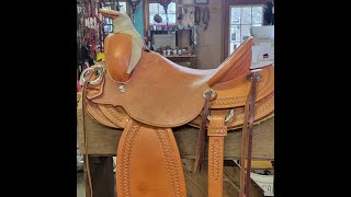 Sold Used Handmade Ranch Saddle for Sale  Bernard [upl. by Enavi893]