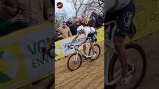 Mathieu Van der Poel Up amp Down Dune Cyclo cross Koksijde 2024 cyclocross [upl. by Carmencita]