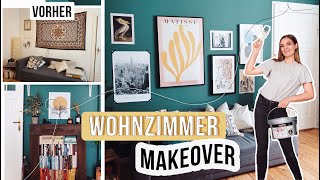 Extrem Wohnzimmer Makeover in 24h Pinterest Goals  Teil 10  ImJette [upl. by Enilamme]