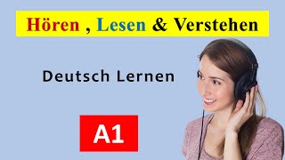 German listening No 1  Tagesablauf  German for beginners  A1A2  Deutsch Hören [upl. by Garcia]