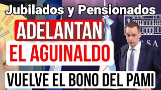 Anses 📆Fechas de Pago del MEDIO AGUINALDO Para los Jubilados y PNC AUMENTOBONOPAMI [upl. by Donni]