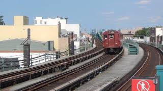 MTA NY R17 6609 leads ToMC passed 103rd StCorona plaza [upl. by Ahsikcin]