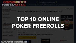 Best Poker Sites for Freeroll Poker Tournaments [upl. by Iris9]