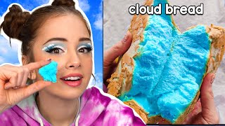 I tried baking VIRAL TIK TOK Cloud Bread [upl. by Goldshlag691]