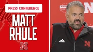 Nebraska Football Head Coach Matt Rhule chats Huskers 2024 recruiting class on National Signing Day [upl. by Brink]