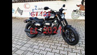 Hyosung GV 125 S Aquila  E5 2021 in Black  Walkaround Details [upl. by Raimund]