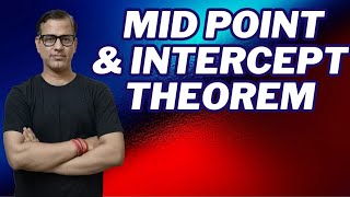 Mid Point and Intercept Theorems  Maths ICSE Class 9  sirtarunrupani [upl. by Dnomder35]