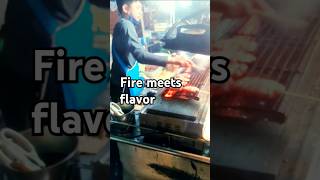 Fire Meets Flavor🔥🍢 BBQ NightMarket StreetFood ThailandEats BBQDelights FoodLovers shorts [upl. by Jacinta150]