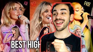 FAMOUS SINGERS  Best High Notes 2024 Pt 2  April  June  Reaction [upl. by Otrebilif]