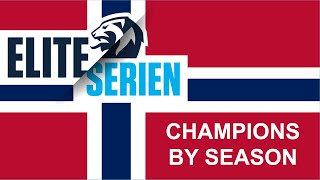 Eliteserien  Champions by Season 19382024 [upl. by Naired]