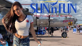 Sun n Fun 2023 Aerospace Expo Aviation Event Walk Through Lakeland Florida [upl. by Enelehcim]