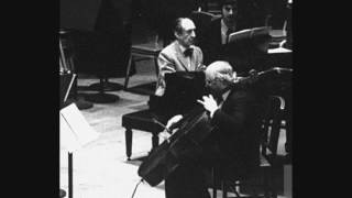 Rostropovich and Horowitz play Rachmaninoff Andante from Cello Sonata 1976 [upl. by Notlim]