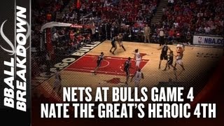 How NateRobinson Saved The Bulls In The 4th Game 4 Nets at Bulls 2013 NBA Playoffs [upl. by Airelav975]