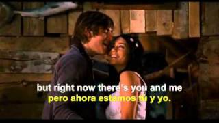 Right here Right now High School Musical 3 english  spanish lyrics [upl. by Akirehs]