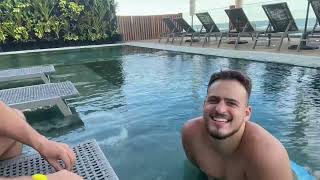 IRL  JON VLOGS feat BDJ no HOTEL  CASA DA BARRA  NORDESTE  BRAZIL  LIVE [upl. by Erde]