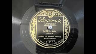 LAMBETH WALK Ambrose 78rpm [upl. by Nahtiek]