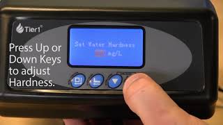 How to Program Tier1 Advanced Series Water Softener [upl. by Ahcsatan924]