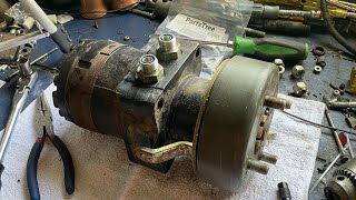 Replacing the shaft seal on a hydraulic wheel motor [upl. by Jezabelle483]