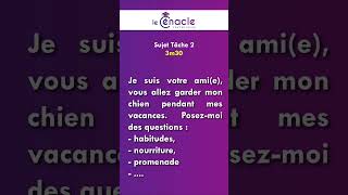 Expression orale  TCF  Exam réel  août 2023  combinaison 1 [upl. by Aver]