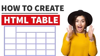 🔥How To Create HTML Table   table tr th td   🏆 Practical Example Tutorial [upl. by Atiuqaj]