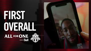 First overall TFC select Spicer in the 2024 MLS SuperDraft  All For One Moment presented by Bell [upl. by Monetta234]