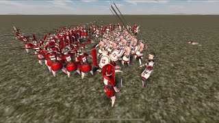 Hastati VS Militia Hoplite ROMETotal War [upl. by Dweck690]