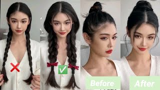 💀💘Tips that will make you cute and beautiful💘🌷tiktok Chinesekorean💨💥tiktoktips youtubehairstyle [upl. by Ardnuassak]