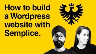 How to build a Wordpress website with Semplice [upl. by Eicart]