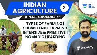 L3 Indian Agriculture  Types of Farming Subsistence Farming Intensive amp Primitive [upl. by Derf]