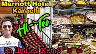 Marriott Hotel Karachi  Hi Tea  Buffet  vlog shanuksungvlogs hitea [upl. by Ydok602]