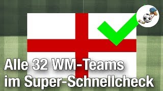 Alle 32 WMTeams im SuperSchnellcheck Sportillon [upl. by Ais568]