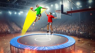 I Hosted the Craziest Trampoline Basketball Tournament Ever [upl. by Ennaehr425]