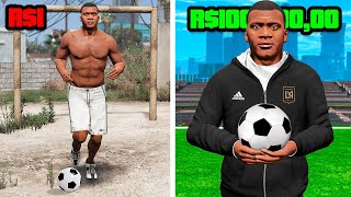 VIREI UM JOGADOR DE FUTEBOL NO GTA 5 [upl. by Akelahs]