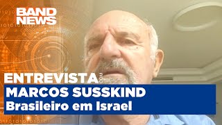 quotMe sinto mais seguro com guerra em Israel do que sem guerra no Brasilquot diz brasileiro  BandNews [upl. by Okubo518]