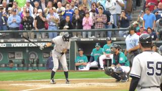 Ichiros First At Bat as a Yankee 72312 [upl. by Gratia]