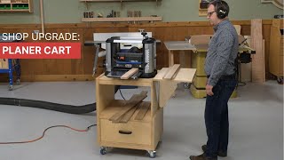 Upgrade Your Planer Cart With Handy Builtin Features [upl. by Bamberger]