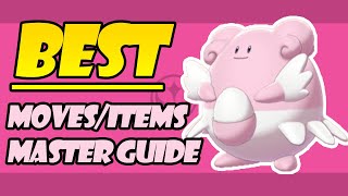 BLISSEY BEST MOVESITEMS GUIDE  Pokemon Unite [upl. by Eiluj635]