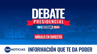 Segundo Debate Presidencial  Tu Decisión 2024  EN DIRECTO [upl. by Silevi]