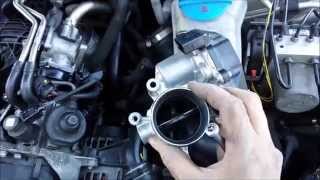 Démontage papillon dadmission dair 20 TDI 143 CAGA intake manifold flap removing [upl. by Nell]