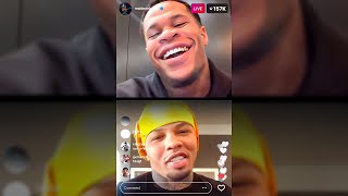 Gervonta Davis CONFRONTS Devin Haney On LIVE After CALL OUT [upl. by Eelydnarb]