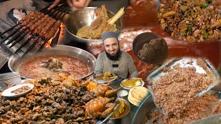 Best Food of Androon Lahore  Beef Kabab Daal Chicken Nihari Lassi Chanay and Tawa Chicken [upl. by Ierbua563]