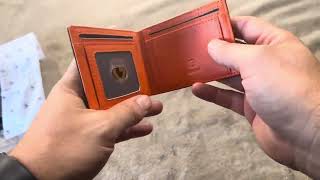 Unboxing Thickness Quality amp Real Review of Gsoiax Slim Mens Wallet [upl. by Ephraim]