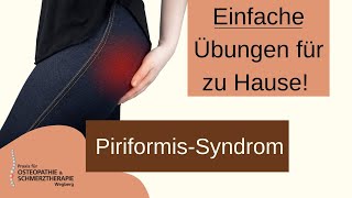 Piriformis Syndrom einfache und effektive Übungen [upl. by Issim]