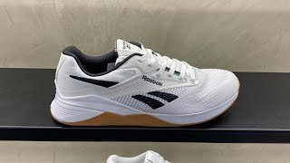 Reebok Nano X4 Footwear WhiteBlackGum  Style Code 100074186 [upl. by Eelyam]