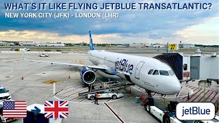 REVIEW  JetBlue Airways  New York City JFK  London LHR  Airbus A321neo  Economy [upl. by Ardni]