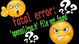 Fix quotfatal error opensslshah file not foundquot Mac M2 Air [upl. by Tibold763]