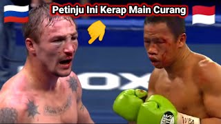 Karma Petinju Curang Di Hajar Daud Yordan  Daud Yordan Vs Petinju Asal Rusia [upl. by Iohk]