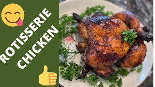 Rotisserie Chicken  Air Fryer  Delicious [upl. by Wojak]