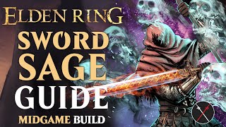 Elden Ring Sword of Night and Flame Build Guide  How to Build a Sword Sage Level 50 Guide [upl. by Allets]